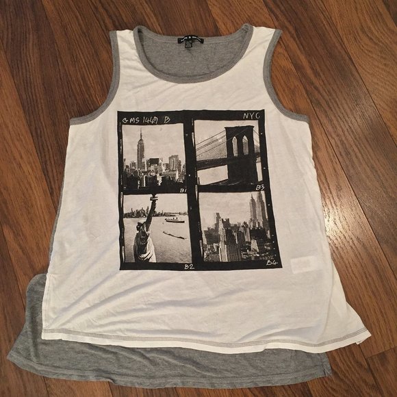 Cable & Gauge Women's Sleeveless Tank Top T-shirt - Picture 2 of 12